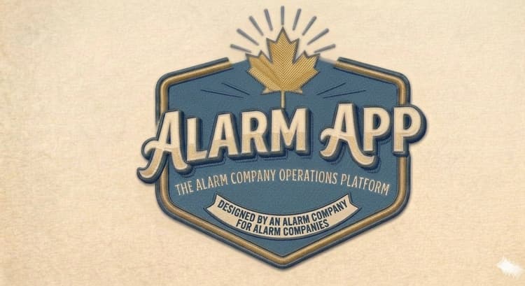 AlarmApp — the alarm company operations platform
